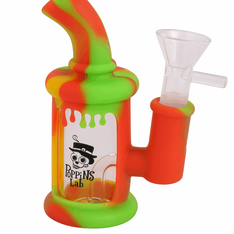 Bong cristal / silicona 11,6 cm